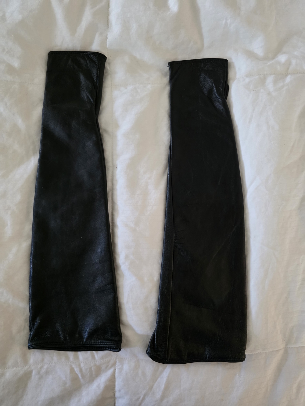 Warm Black Leather Sleeve Accessory